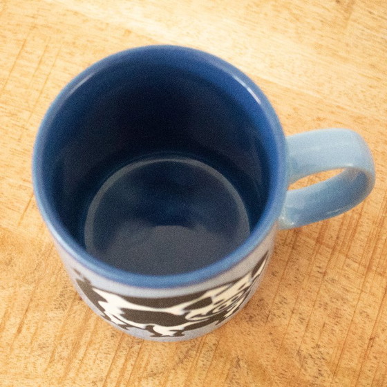 Image 1 of Ensemble de tasses vintage des années 90 avec des animaux de la ferme, Just Mugs Angleterre