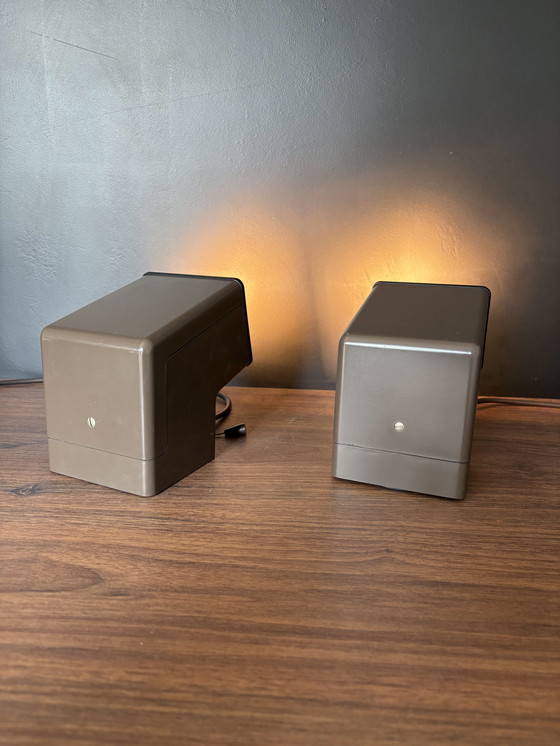 Image 1 of 2 lampade da parete vintage Philips con interruttore a tirante