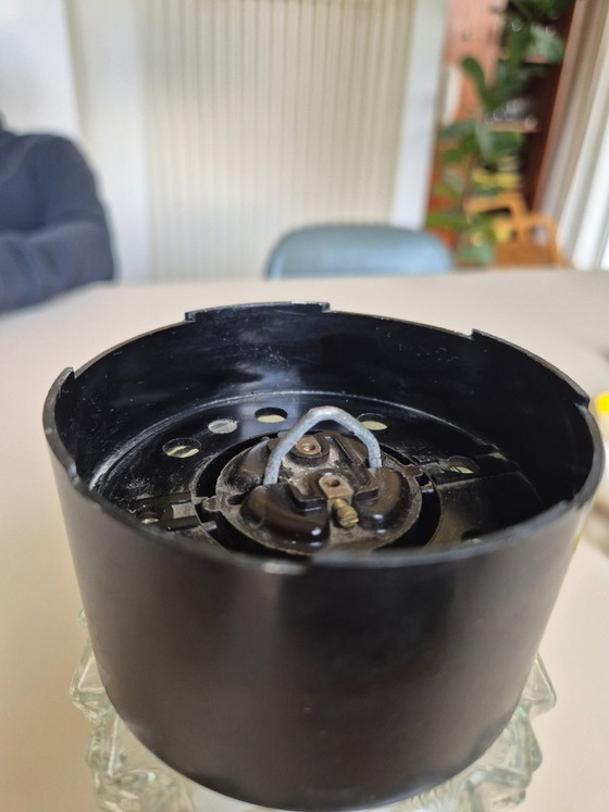 Image 1 of Plafonnier vintage en verre des années 60