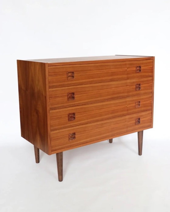 Image 1 of Cassettiera vintage in teak, design danese, mobile retrò anni '50