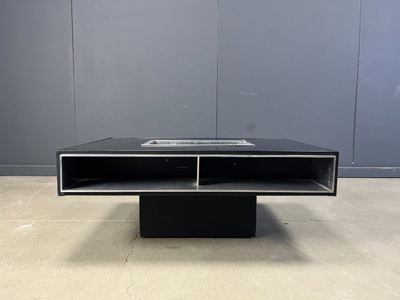 Image 1 of Vintage Italiaanse bartafel/salontafel in de stijl van Willy Rizzo, jaren 70.