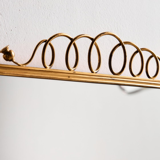 Image 1 of MK10992 Specchio con cornice in metallo e ottone