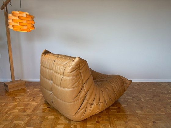 Image 1 of Togo Ledersessel von Michel Ducaroy für Ligne Roset