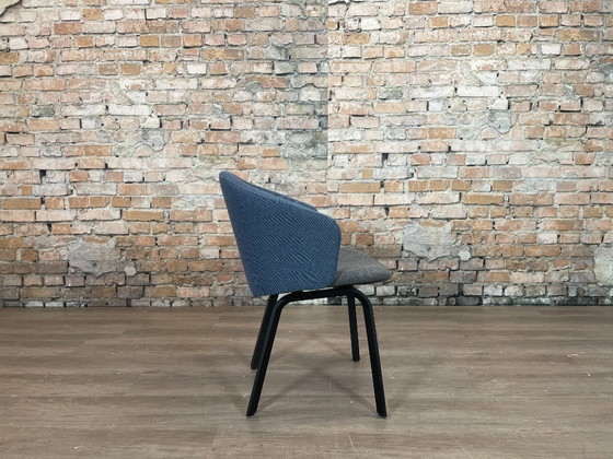 4x Arco Close – Blue-grey Fabric | Gudmundur Ludvik – Dining chairs, Textile, Wood (photo 8 of 16)