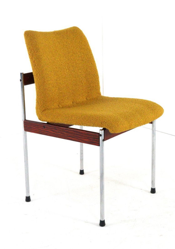 Image 1 of Set of 4 Thereca chairs upholstered vintage