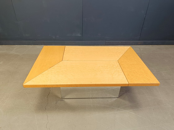 Image 1 of Table basse vintage en frêne par Paul Michel, 1970