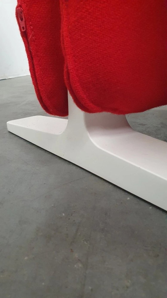 Image 1 of Artifort Pierre Paulin concorde kwekkie rood retro