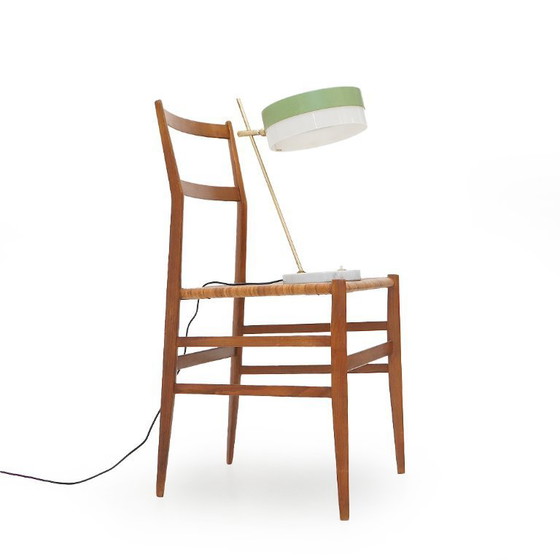 Image 1 of Marble and brass table lamp by Stilux, 1950s