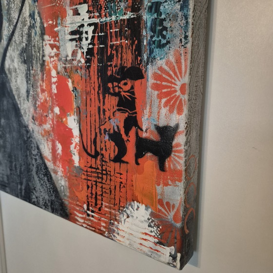 Image 1 of Toile technique mixte 100x100cm