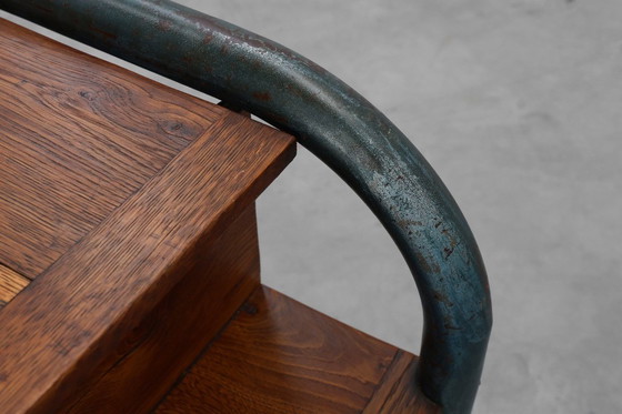 Image 1 of Tavolino o comodino industriale in stile Bauhaus, Belgio 1910 ca.