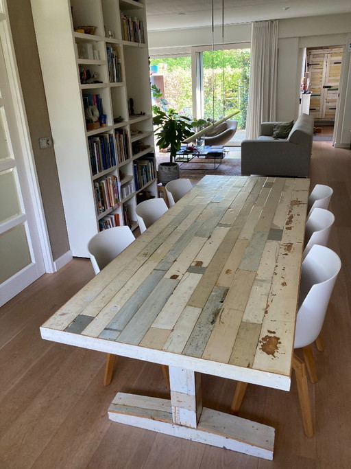Piet Hein Eek style dining table