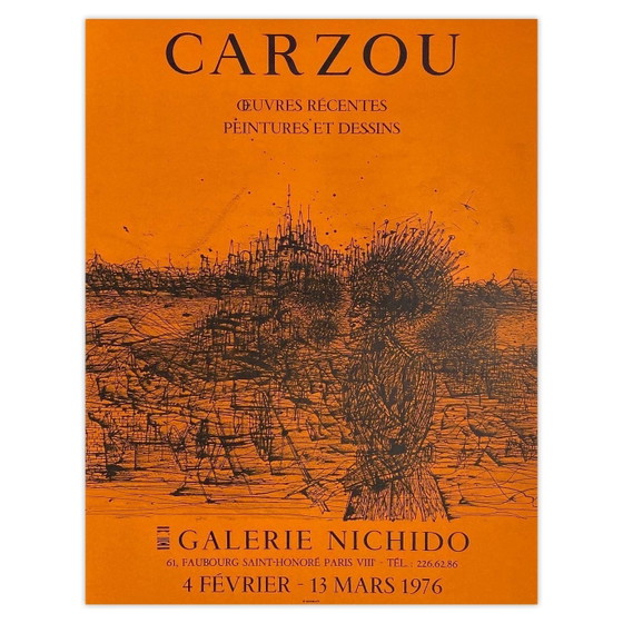 Image 1 of Expo Jean CARZOU - Galería Nichido IV Cartel 1976