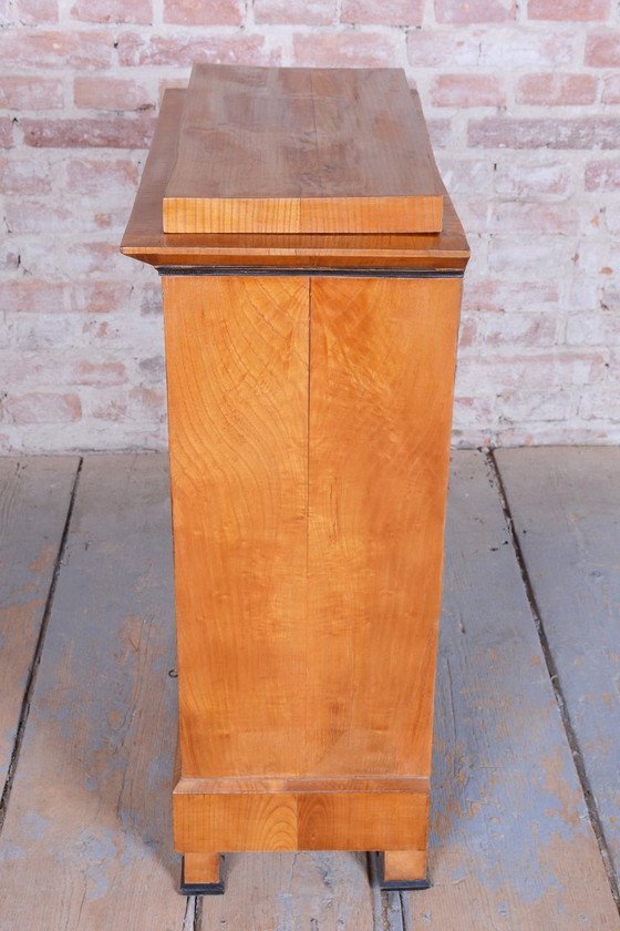 Gerestaureerd Biedermeier-kastje, essenhout, sparrenhout, Pools, Tsjechisch, jaren 1830 – Kasten, Wood (photo 18 of 21)