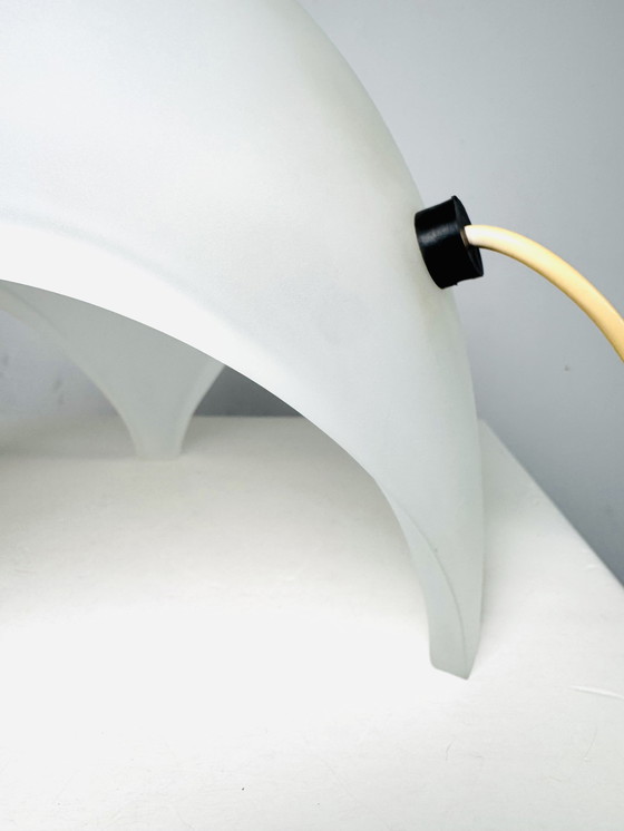 Image 1 of LÁMPARA DE MESA EN VIDRIO ESMALTADO 'COQUE' DE ELIO MARTINELLI PARA MARTINELLI LUCE, ITALIA, años 70