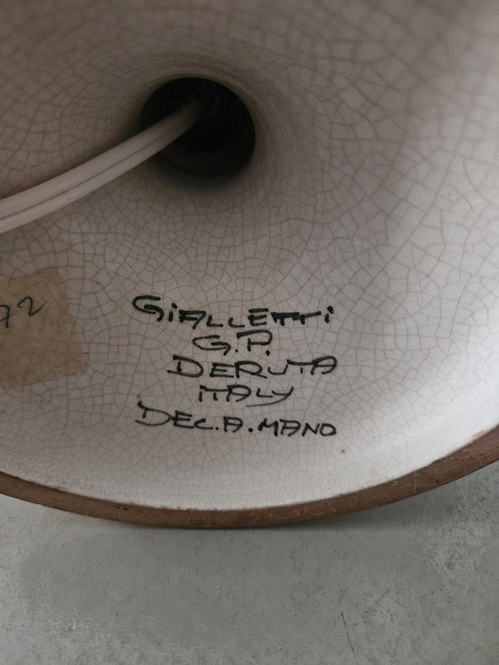 Grande Base per Lampada Italiana Vintage – Gialetti, Lampade da tavolo, Porcellana (photo 15 of 15)