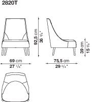 Ensemble Maxalto Febo en lilas très clair par Antonio Citterio – Fauteuils, Wood, Textile (photo 15 of 15)