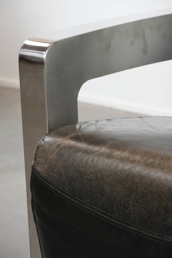 Image 1 of Unique design Aviator armchair with beautiful color scheme and an aluminum frame