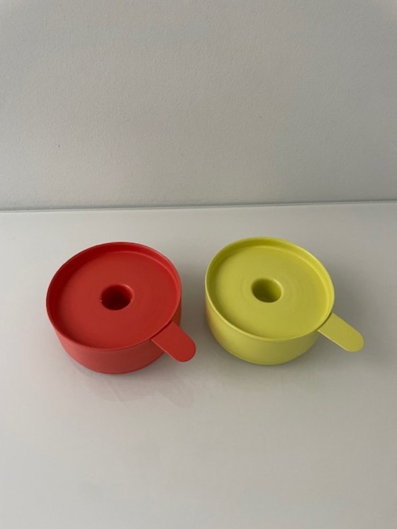 Image 1 of Set di 2 candelabri vintage IKEA VELCEND – design anni '90