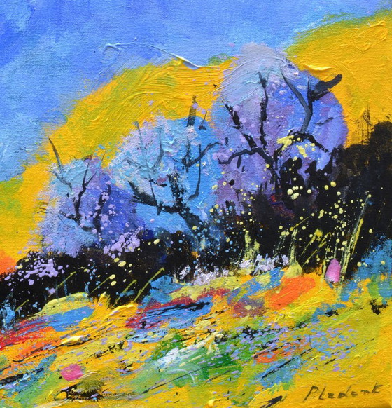 Kleurrijk landschap – Schilderijen & Tekeningen, Canvas (photo 4 of 5)