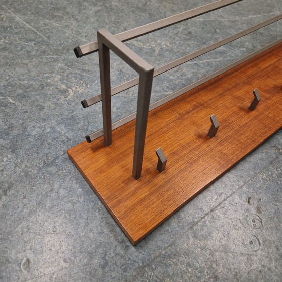 Image 1 of Appendiabiti da parete vintage in teak, anni '60