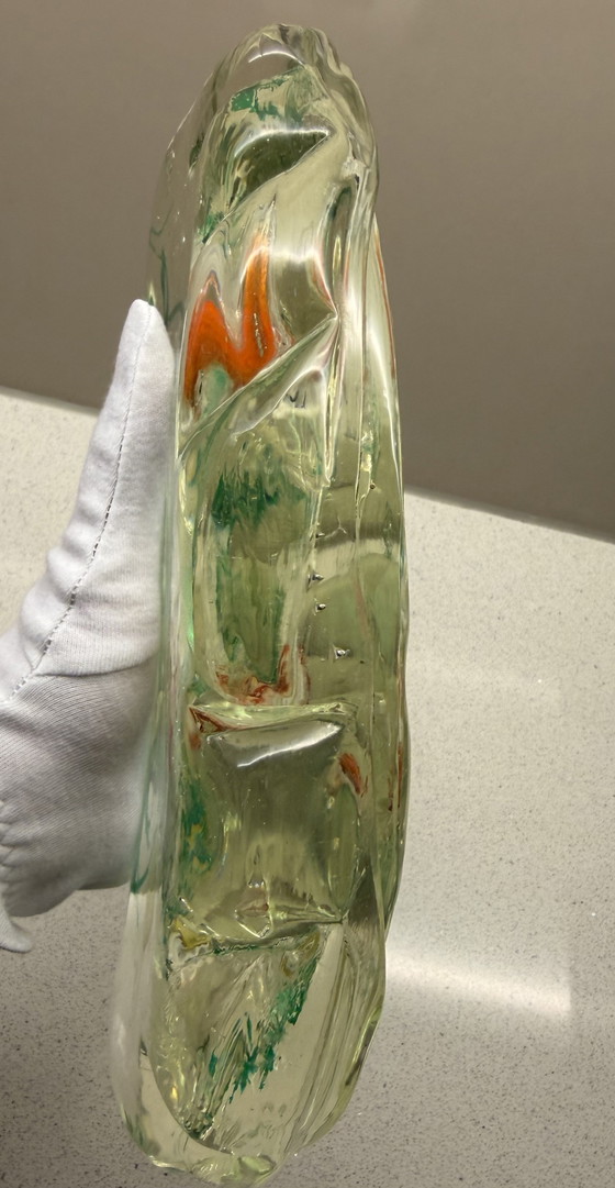 Vintage Murano Aquarium with three fish – attributed to Alfredo Barbini for Cenedese – Decorative Objects (photo 13 of 15)