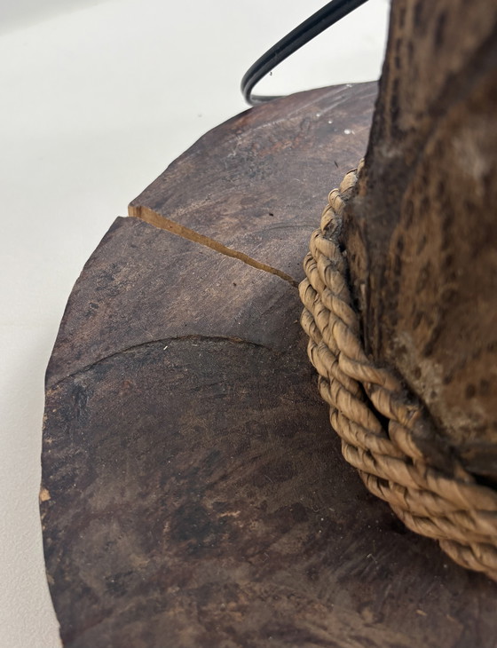 Image 1 of 2 x Vintage palmboom lampen set vloerlampen 195 cm