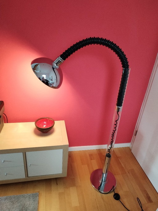 MidCentury Chrome Lampe