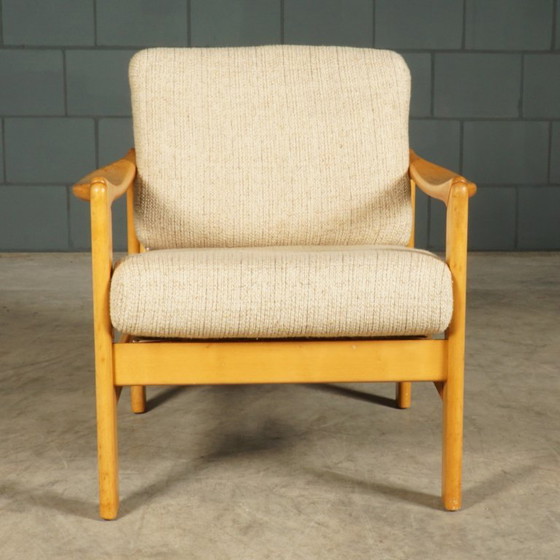 Poltrone lounge danesi – Noce – Anni '60 – Textile (photo 9 of 16)