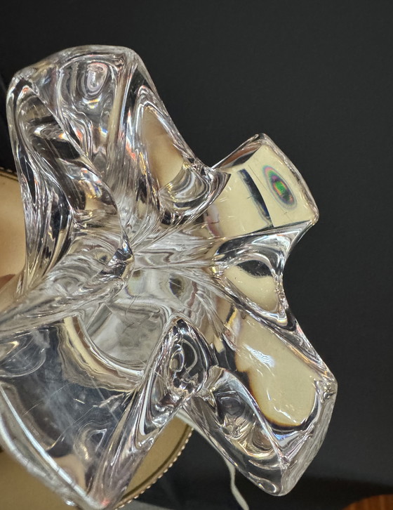 Image 1 of Small Daum crystal lamp from the 1950s