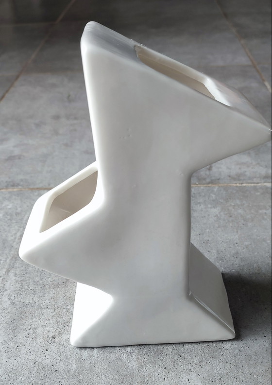 Image 1 of Art Deco ceramic double vase