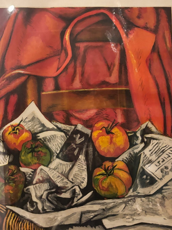 Lithograph of Still Life with Jacket by Renato Guttuso 1960s – Paintings & Drawings, Realisme (photo 3 of 7)