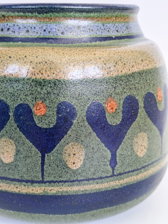 KMK Mora Ceramic Vase, Midcentury West Germany Pottery (photo 8 of 12)