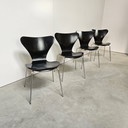 Chaises papillon danoises vintage, Fritz Hansen