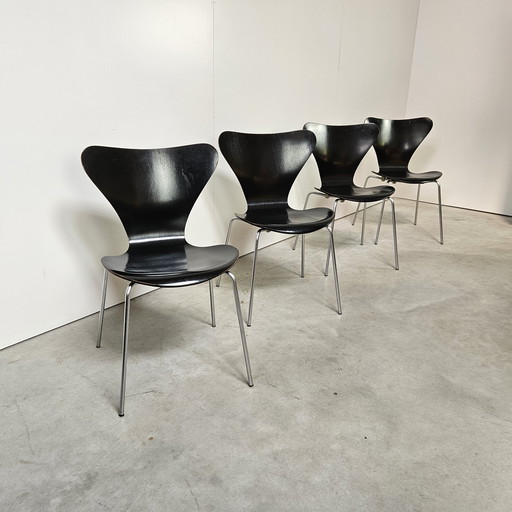 Sillas mariposa danesas vintage, Fritz Hansen