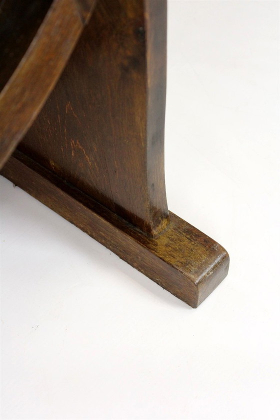 Image 1 of Fauteuil de cinéma vintage TON (Thonet), tchèque des années 1940, siège de théâtre en bois