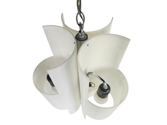 Image 1 of Space Age verlichting - acrylaat - chroom - Italie - 3e kwart 20e eeuw