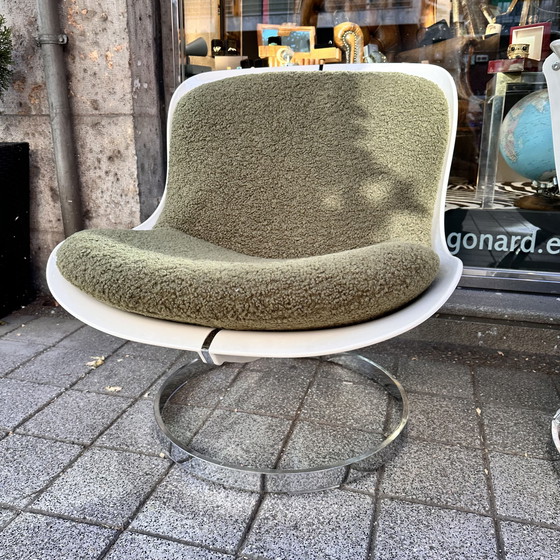 Image 1 of Sillón Goldfinger, after Michel Cadestin, estilo Space Age, fibra de vidrio y acero cromado, 90’s – Francia