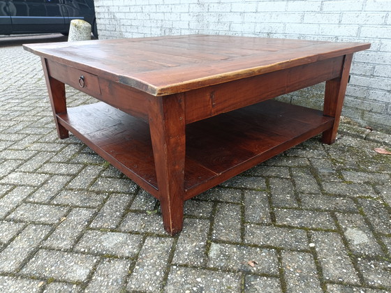 Image 1 of Tavolino da caffè quadrato in teak