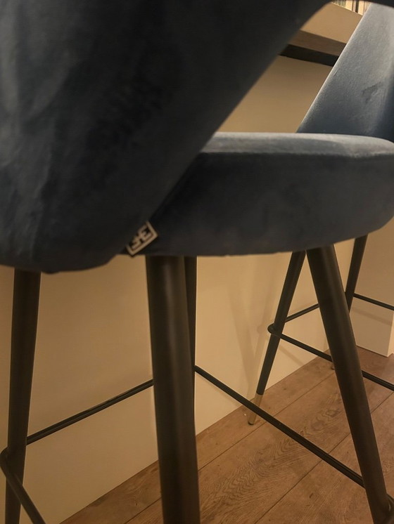 Image 1 of 3 tabourets de bar Eichholtz