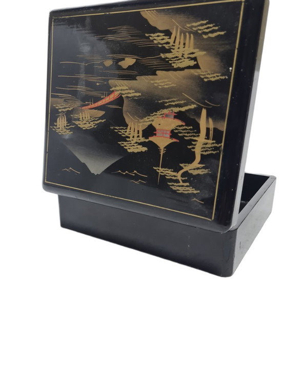 Japanse lakdoos, jaren 1920 – Decoratieve objecten, Wood (photo 3 of 5)