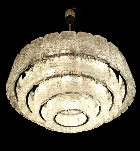 Image 1 of Beautiful large Doria Ice Crystal Design lamp