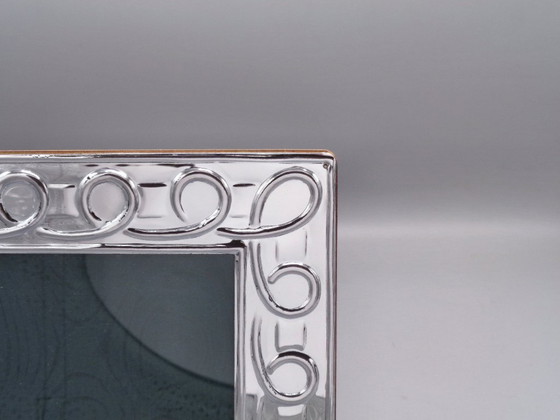 Image 1 of Silver plated metal frame, size for 9x13 photos