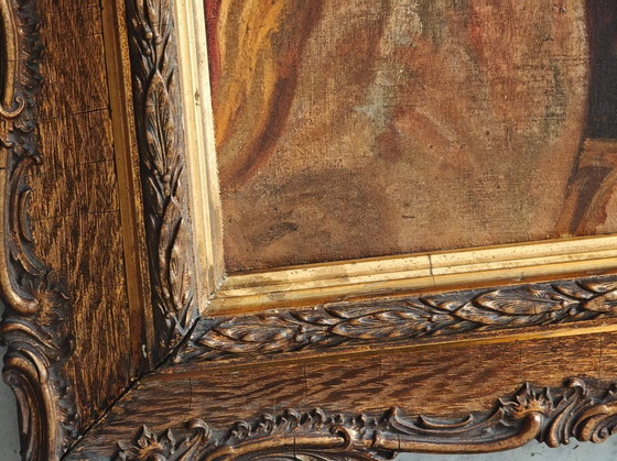 Image 1 of Antique Spanish Portrait – 19th Century – "Lady in Traditional Costume"