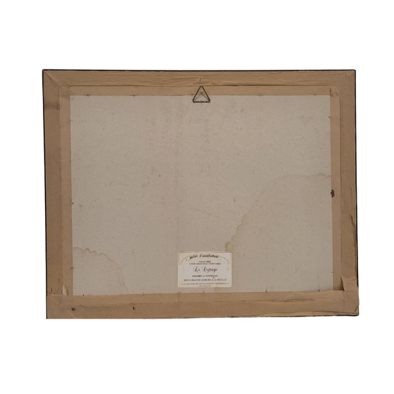 Image 1 of Acuarela Sobre Papel, “Pueblo” Escuela Francesa, S. XX - Francia