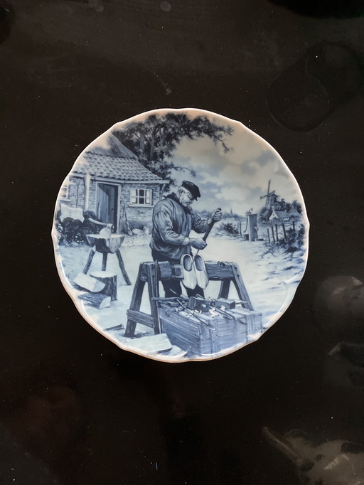 Charpentier bleu et blanc de Delft