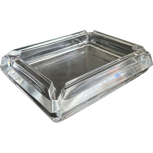 Cenicero de cristal vintage, 1970