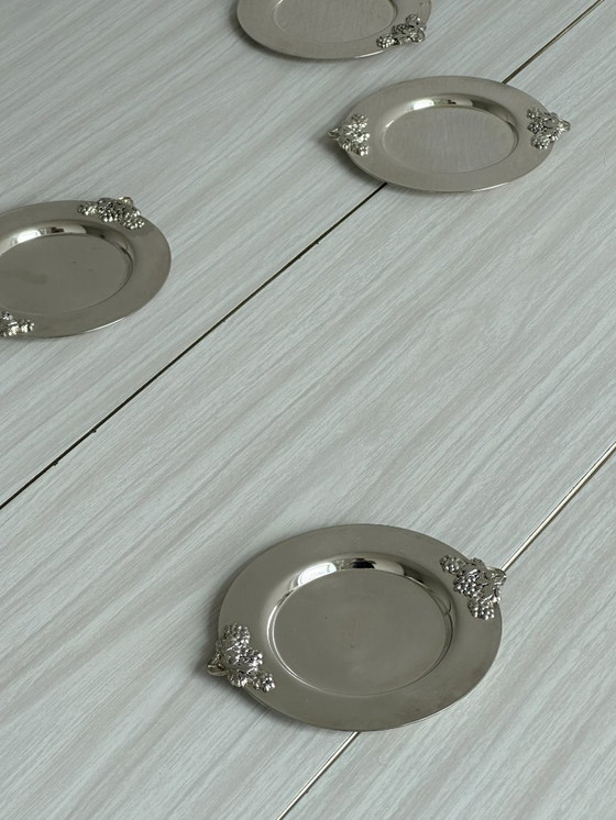 Image 1 of Poggiabottiglie in metallo lucido