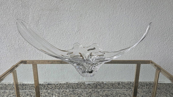 Image 1 of XL Vintage Frans Kristallen Centerpiece (62cm) – Art Vannes / Bayel – met originele sticker