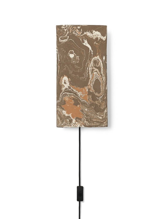 Image 1 of 2 Argilla Wall Lamps - Rectangular MOCHA / FERM LIVING