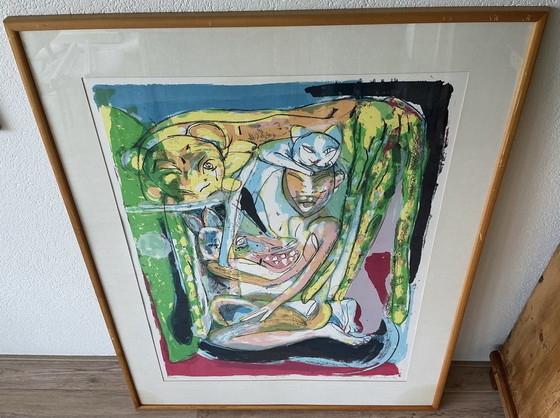 Anton Vrede - “Sol-Ya-Koo”, serigrafia (incorniciata) – Arte, Carta, Legno (photo 7 of 14)